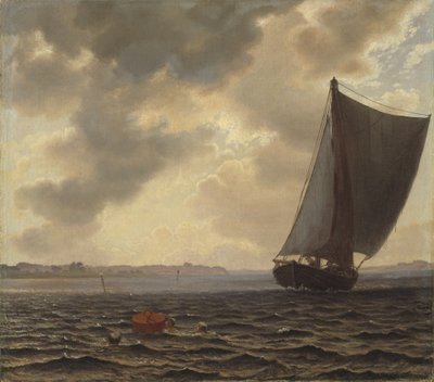 Barche a vela nel Sound di Guldborg da Vilhelm Kyhn
