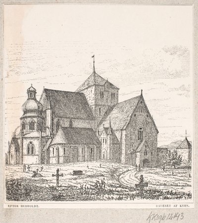 Cattedrale di Trondheim da Vilhelm Kyhn