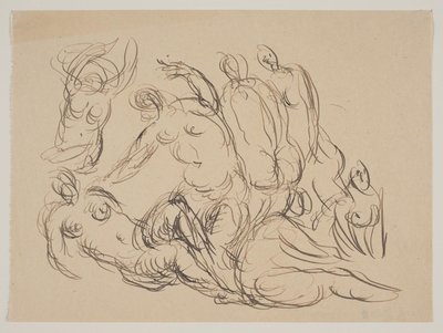 Composizione con sette donne nude da Vilhelm Lundstrøm