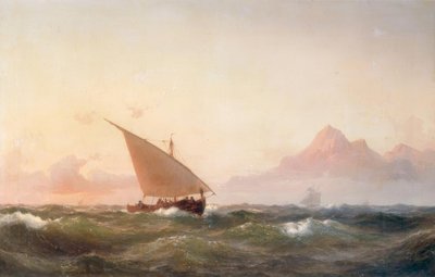 Davanti alla costa nordafricana da Vilhelm Melbye