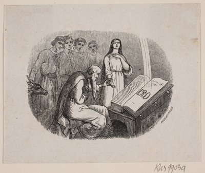 Illustrazione per le fiabe e storie di H. C. Andersen da Vilhelm Pedersen