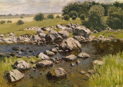 Paesaggio con pietre da Vilhelms Purvitis