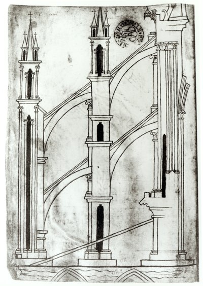 Ms Fr 19093 f.32v Sezione del muro e dell