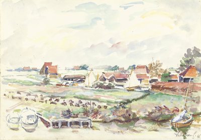 Paesaggio in Frisia da Villeboeuf