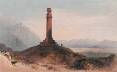 Colonna di Alessandro vicino a Kabul, c.1842 da Vincent (after) Eyre