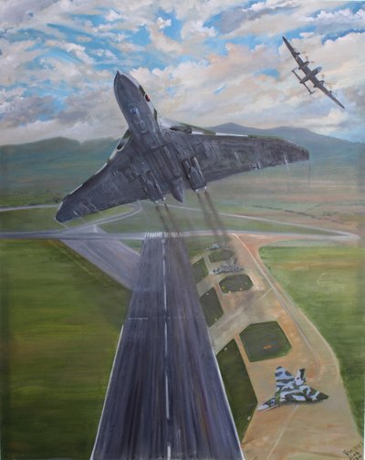 Avro Legends, 2024 (olio su tela) da Vincent Alexander Booth