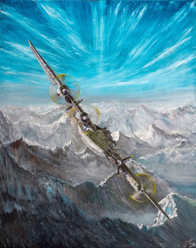 B-24 Liberator atterraggio svizzero 7 da Vincent Alexander Booth
