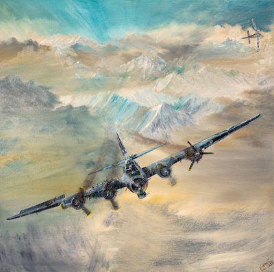 B17G, Royal Flush 2, Swiss Landing 8, 2023 da Vincent Alexander Booth