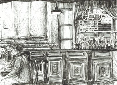 Caffè al Royal Exchange, Manchester, 2011 da Vincent Alexander Booth