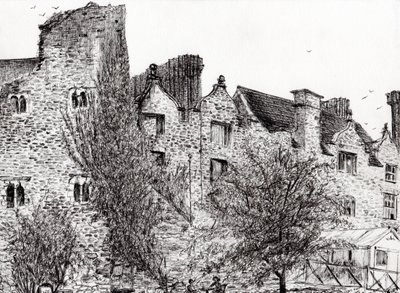 Rovina del castello Hay on Wye, 2007 da Vincent Alexander Booth