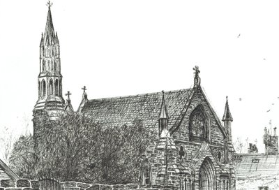 Chiesa a Stonehaven, Scozia, 2007 da Vincent Alexander Booth