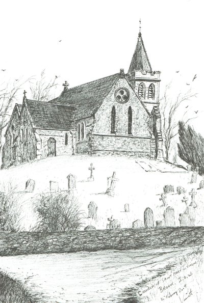 Chiesa di Santa Maria Vergine, Brook, I.O.W. da Vincent Alexander Booth