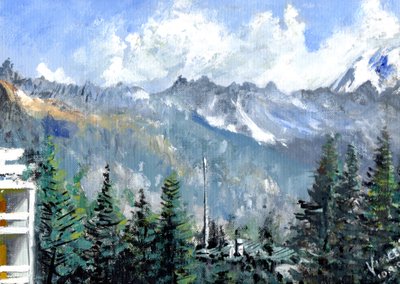 Skyline di Crans da Vincent Alexander Booth