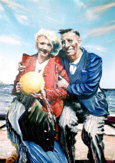 Nonni con palla al mare, 2017 da Vincent Alexander Booth