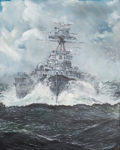 HMS Hood si dirige verso Bismarck, 23 maggio 1941, 2014 da Vincent Alexander Booth