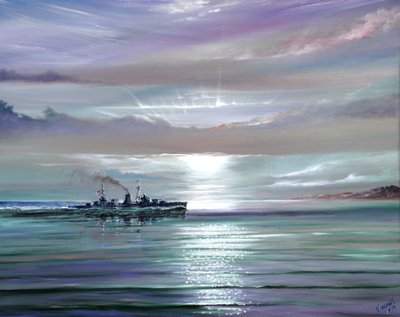 HMS Neptune, Mediterraneo dicembre 1941 da Vincent Alexander Booth