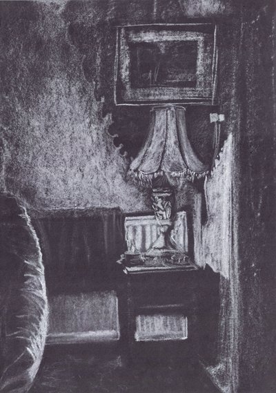 Lampada Illuminata dalla Luce della Candela da Vincent Alexander Booth