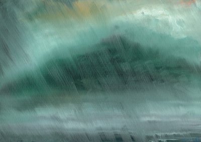 Pioggia sulle montagne, 2017 da Vincent Alexander Booth