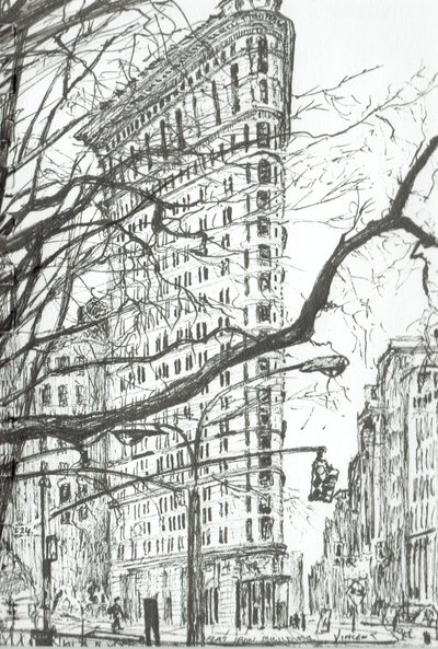 Flat Iron Building di New York, 2003 da Vincent Alexander Booth