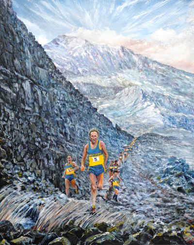 Corsa a Snowdon, 2019 da Vincent Alexander Booth