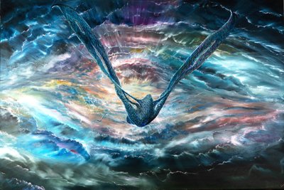 Creatori di tempeste pianeta SATURNO (2), 2021 da Vincent Alexander Booth