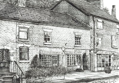 La libreria a Marple Bridge, 2017 da Vincent Alexander Booth