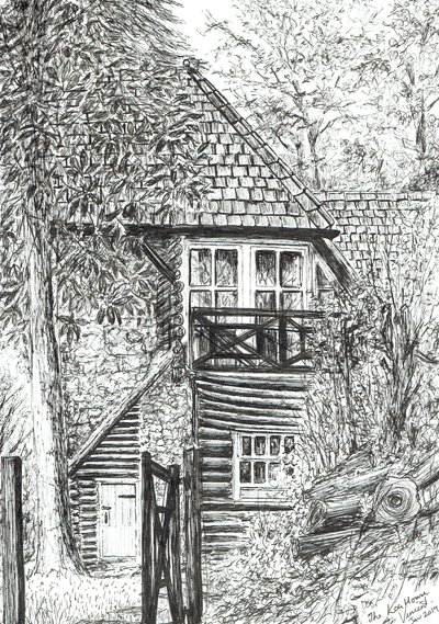 La casa di tronchi da Vincent Alexander Booth