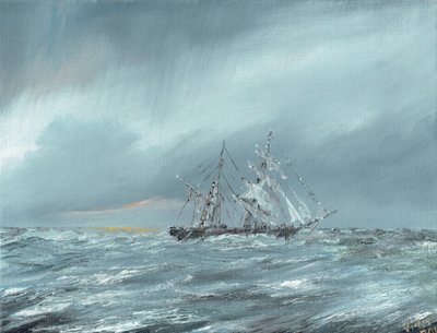 La Mary Celeste alla deriva, 5 dicembre 1872 da Vincent Alexander Booth