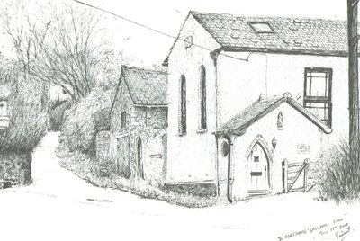 La vecchia cappella, Brighstone Isola di Wight da Vincent Alexander Booth