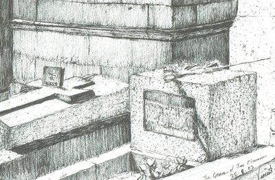 La tomba di Jim Morrison a Parigi da Vincent Alexander Booth