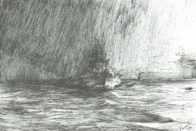 Tirpitz nelle acque artiche 1943 da Vincent Alexander Booth