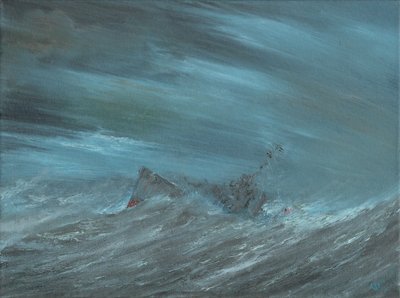 USS Monaghan perso nel Tifone del Pacifico 18 dicembre 1944 da Vincent Alexander Booth