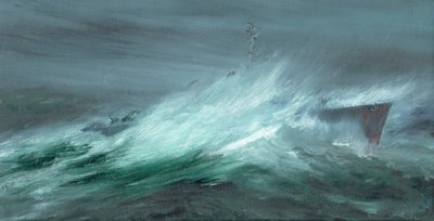 USS Spence persa nel tifone del Pacifico 18 dicembre 1944 da Vincent Alexander Booth