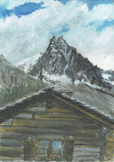 Capanna a Zinal, Svizzera, 2011 da Vincent Alexander Booth