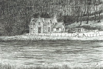 Casa oltre il fiume Spey, 2006 da Vincent Alexander Booth