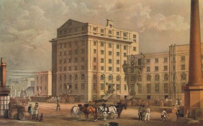 Raffineria di zucchero in Leman Street, Stepney, Londra, 1851 da Vincent Brooks