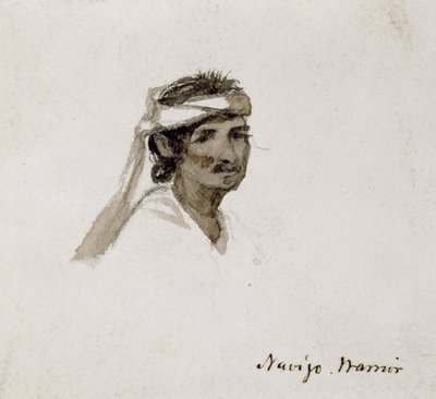 Guerriero Navajo, 1869-1871 da Vincent Colyer