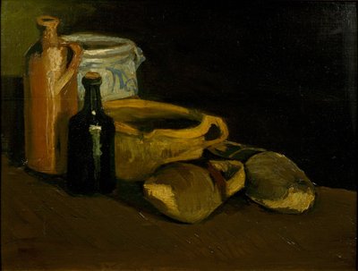Natura morta con zoccoli e pentole da Vincent van Gogh