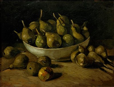 Natura morta con una ciotola di terracotta e pere, 1885 da Vincent van Gogh