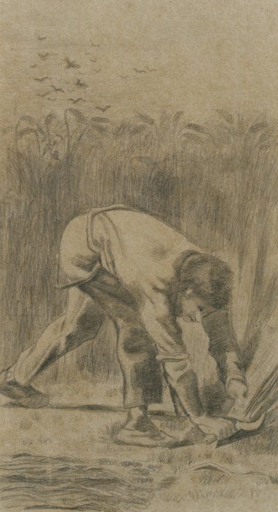 Il mietitore dopo Millet, 1880 da Vincent van Gogh