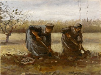 Due contadine che scavano patate da Vincent van Gogh