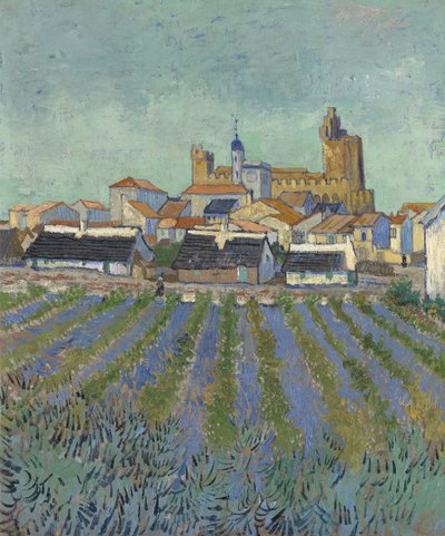 Veduta di Saintes-Maries-de-la-Mer, 1888 da Vincent van Gogh