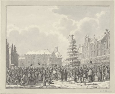 Rivoluzione a Haarlem, 19 gennaio 1795 da Vincent Jansz. van der Vinne