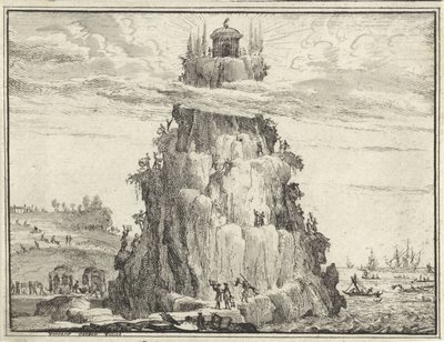 Tempio della saggezza su una roccia da Vincent Laurensz. van der Vinne (II)