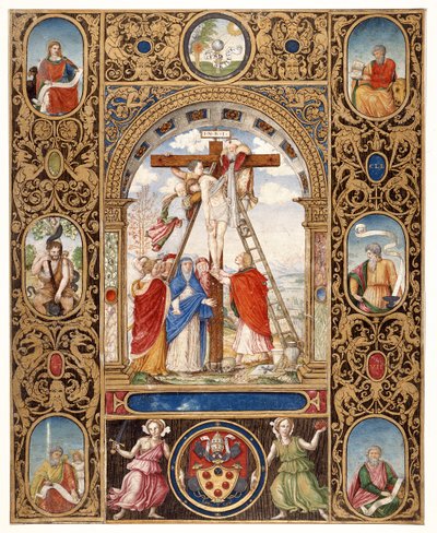 Marlay Cutting IT.34: La deposizione dalla croce e frammenti di bordo da un messale di Papa Clemente VII, dopo il 1523 da Vincent Raymond