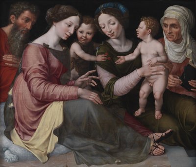 La Sacra Famiglia con il Bambino San Giovanni, Sant