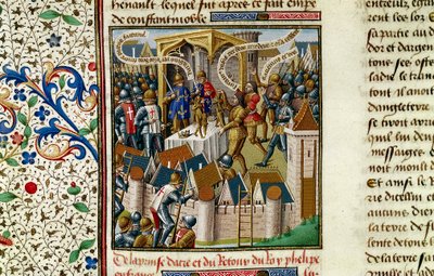 La cattura di Acri, c1191, 15° secolo da Vincent of Beauvais
