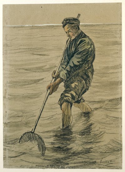 Pescatore di conchiglie da Vincent van Gogh (possibly)