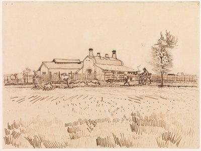 Una fabbrica di piastrelle, 1888 da Vincent van Gogh