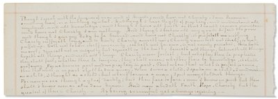 Manoscritto autografo, trascrizioni di testi biblici in inglese da Vincent van Gogh
